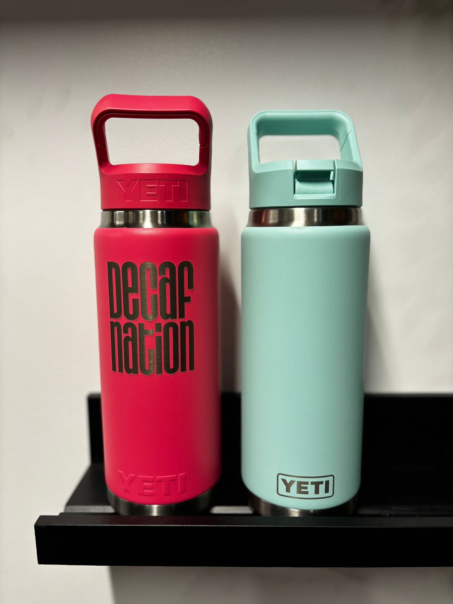 YETI x Decaf Nation Water Bottle | Shop Now | Decaf Nation