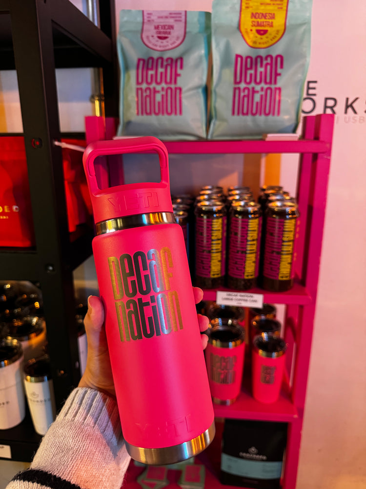 YETI X DECAF NATION WATER BOTTLE